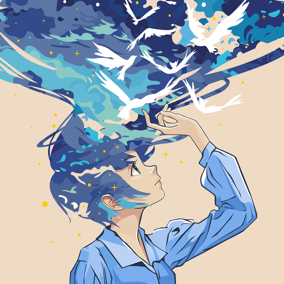 decorative illustration for small group immersion